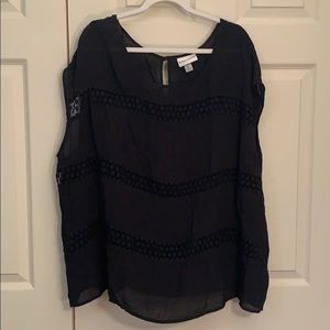 Ava & Viv Black Crotchet Top DONATING ON JULY 2